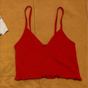 Red Rue 21 Tank Crop Top